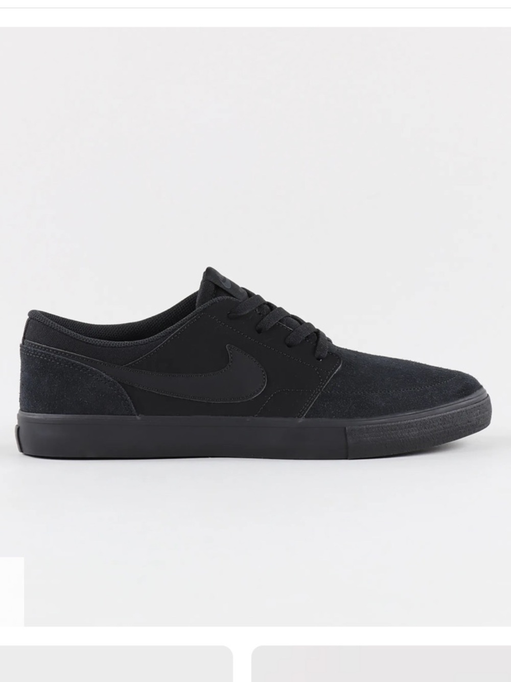 Nike Men’s SB Portmore II Solar Black Low-Top Skate Shoes Size 10 - Picture 7 of 11